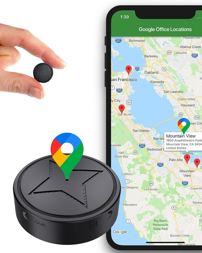 Kompaktowe Urządzenie GPS z Precyzyjnym Śledzeniem i Długim Czasem Pracy na Baterii 0