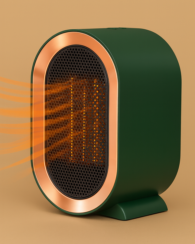 Kompaktowy Grzejnik Elektryczny Energooszczędny Ceramiczny do Małych Pomieszczeń – Ciche Ogrzewanie 800-1200 W 1