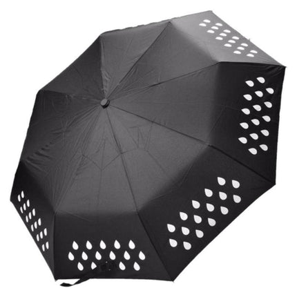 Kompaktowy Parasol 40 cali Zmieniający Kolor Pod Wpływem Wilgoci – Chromatyczny Efekt Deszczu 1