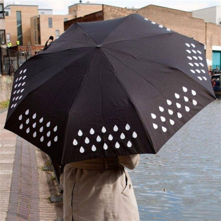 Kompaktowy Parasol 40 cali Zmieniający Kolor Pod Wpływem Wilgoci – Chromatyczny Efekt Deszczu 2