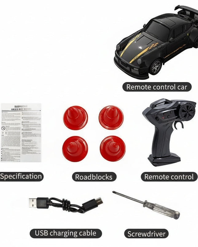 Kompaktowy Samochód RC do Driftu 1:64 – Zdalnie Sterowany Auta na Pilota z Precyzyjnym Sterowaniem 7