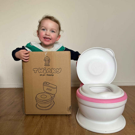 Kompaktowy Trener Nocnikowy z Dźwiękiem Spłukiwania dla Dzieci – Zabawny Design, Łatwy w Użyciu, Materiał PVC 1