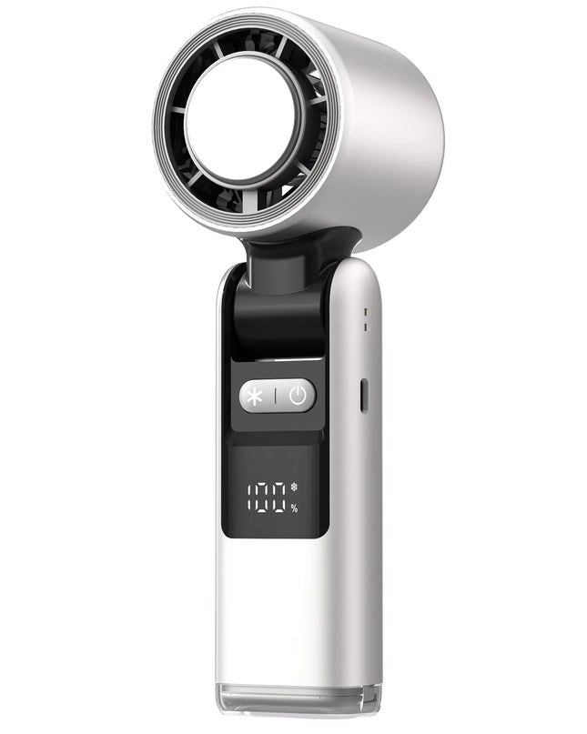 Kompaktowy Wentylator z Turbinami, Cyfrowym Ekranem i Zasilaniem USB 0