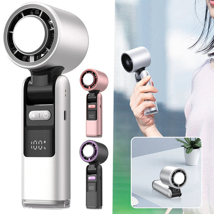 Kompaktowy Wentylator z Turbinami, Cyfrowym Ekranem i Zasilaniem USB 1