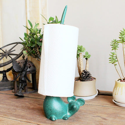 Kompaktowy Żeliwny Uchwyt na Papier Toaletowy z Kreatywnym Designem – Solidny Wieszak do Łazienki, Łatwy w Instalacji 3