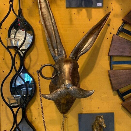 Kreatywny zestaw dekoracji ściennych z głowami zwierząt – wyjątkowe dekoracje ścienne do salonu, malowane ręcznie i odporne na promieniowanie UV 3