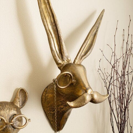 Kreatywny zestaw dekoracji ściennych z głowami zwierząt – wyjątkowe dekoracje ścienne do salonu, malowane ręcznie i odporne na promieniowanie UV 8