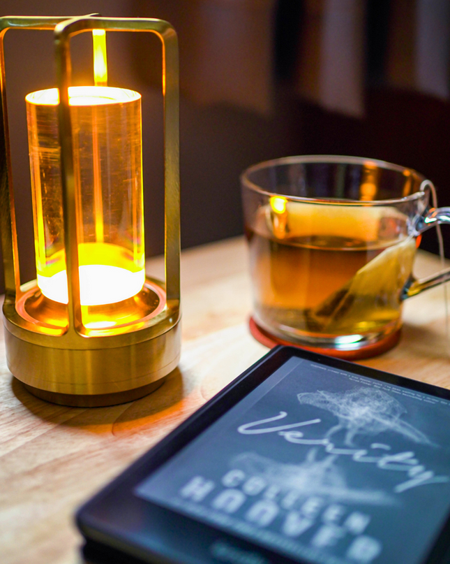 Kryształowa Lampa Ozdobna LED z Dotykowym Panelem, Wodoodporna, 3 Kolory Światła, Złota/Srebrna/Czarna, 9x17,5 cm 4