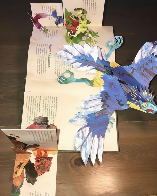 Książka 3D Pop-Up o dinozaurach dla dzieci z interaktywnymi scenami – angażująca przygoda edukacyjna z pełnokolorowymi ilustracjami 4