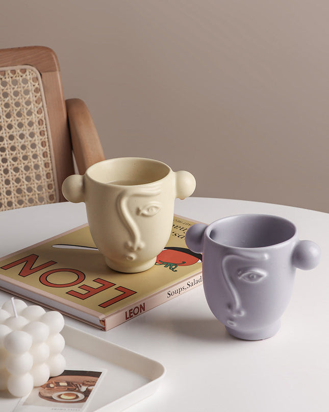 Kubek porcelanowy AphraStone – minimalistyczny geometryczny wzór – trwała jakość – wszechstronna funkcjonalność 2