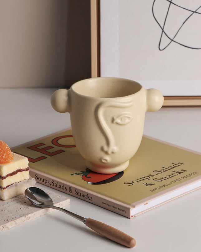 Kubek porcelanowy AphraStone – minimalistyczny geometryczny wzór – trwała jakość – wszechstronna funkcjonalność 3