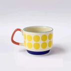 Yellow with dots