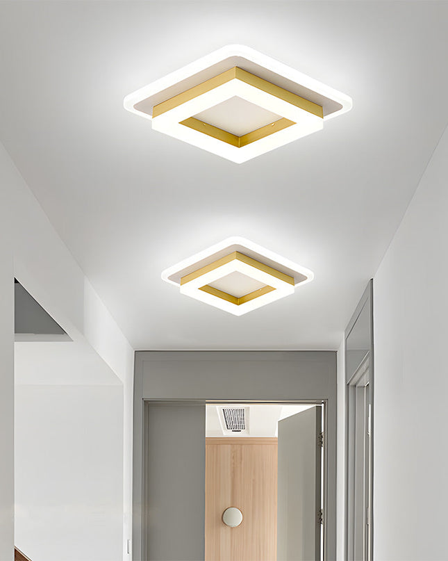 Kwadratowa Lampa Sufitowa LED Nowoczesna i Energooszczędna do Sypialni i Salonu – 1920 Lumenów, Czarna i Biała 6