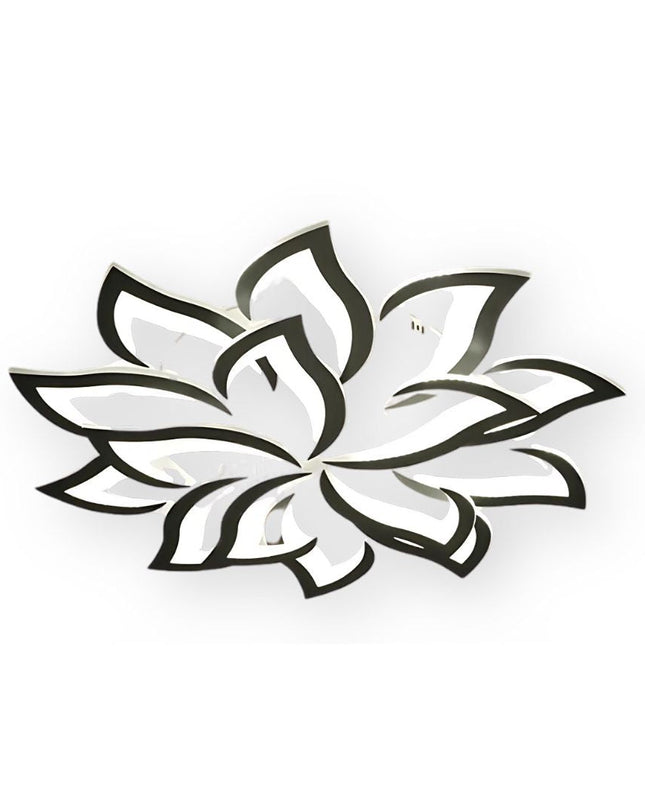 Kwiatowa Lampa Sufitowa LED 55/66 cm do Salonu i Sypialni – Elegancki Design z Wydajnością 3200 Lumenów 1