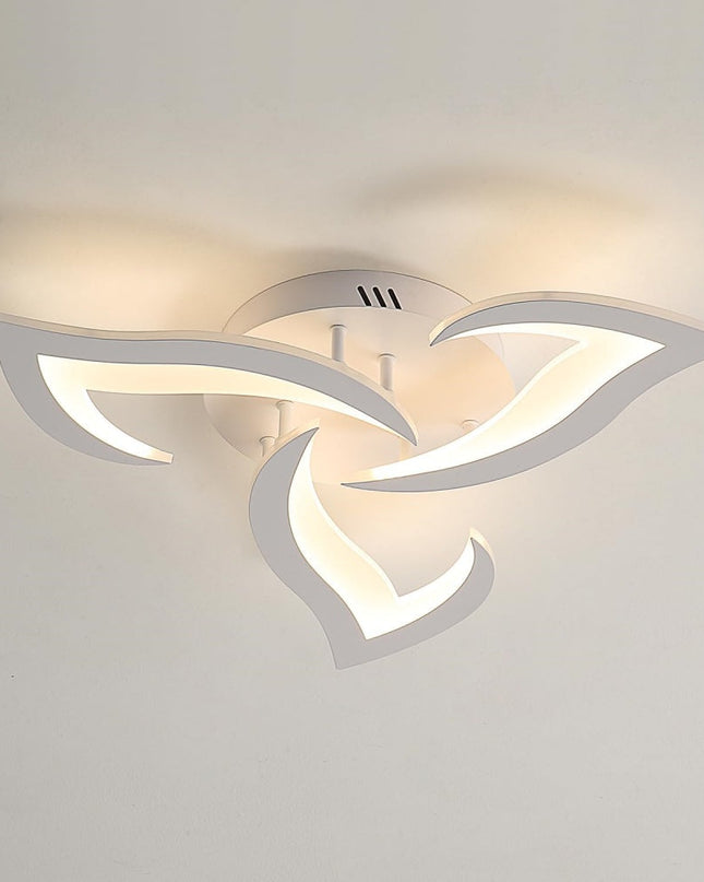 Kwiatowa Lampa Sufitowa LED 55/66 cm do Salonu i Sypialni – Elegancki Design z Wydajnością 3200 Lumenów 13