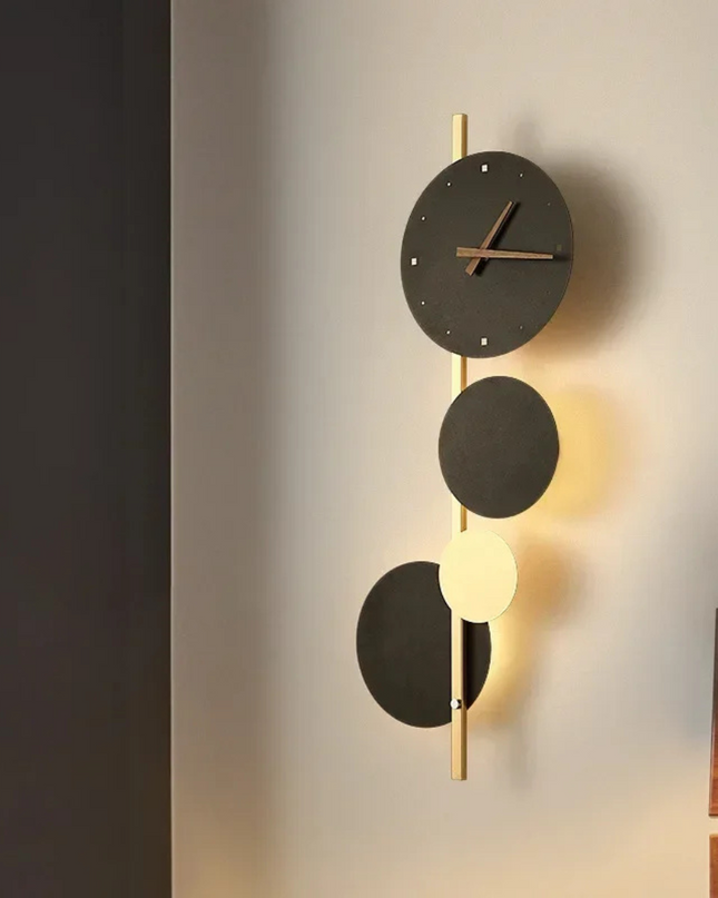 LED-owy Zegar Ścienny w Minimalistycznym Stylu Horalis 0