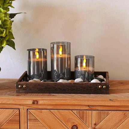 LED Flameless Candle Set with Remote Control and Adjustable Brightness – Eco-Friendly Battery Operated Candles 0