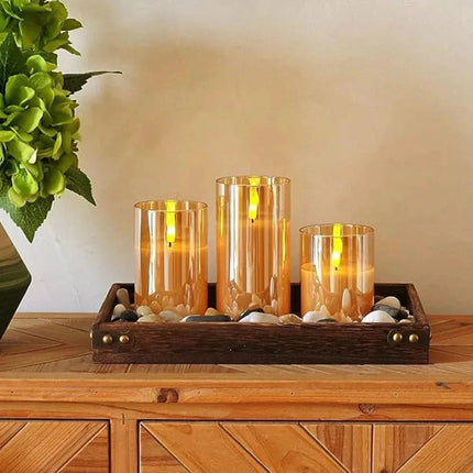 LED Flameless Candle Set with Remote Control and Adjustable Brightness – Eco-Friendly Battery Operated Candles 2