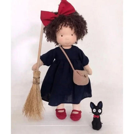 Lalka Waldorf z miękkiej bawełny, ręcznie robiona dla dziewczynek, bezpieczna i inspirująca do 9