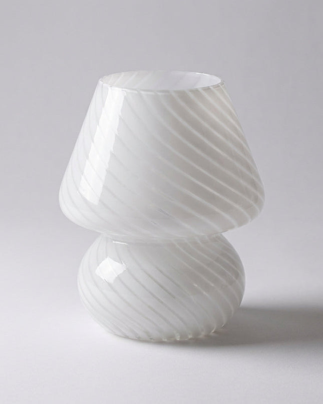 Lampa akcentująca z ręcznie wykonanym szkłem Murano, kompaktowa i elegancka, idealna do małych przestr 0