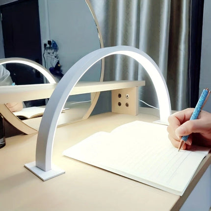 Lampa biurkowa LED metalowa z regulacją jasności i barwy, nowoczesny design, zasilanie USB, idealna do 0