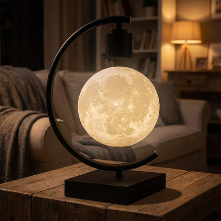 Lampa Księżycowa Lewitująca z Regulowanym Światłem LED, dekoracyjna lampa do wnętr 1