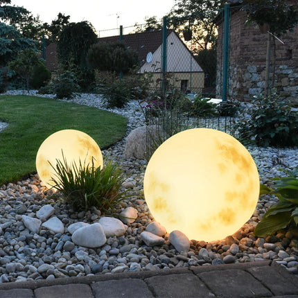 Lampa Ogrodowa Księżycowa LED – Nowoczesna Lampa Stojąca do Ogrodu w Różnych Rozmiarach z Energooszczędnym Oświetleniem 1