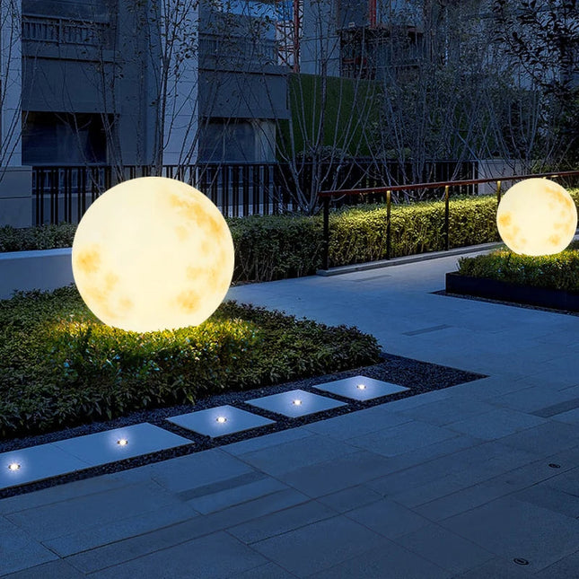 Lampa Ogrodowa Księżycowa LED – Nowoczesna Lampa Stojąca do Ogrodu w Różnych Rozmiarach z Energooszczędnym Oświetleniem 2