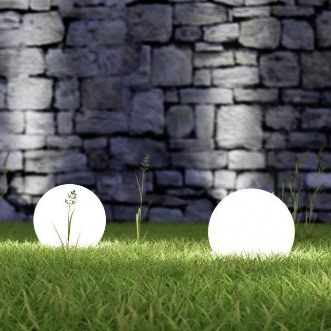 Lampa Ogrodowa Kula LED Solarna 15-60 cm – Nowoczesna, Odporna na Warunki Atmosferyczne, Automatyczne Światło do Ogrodu 4