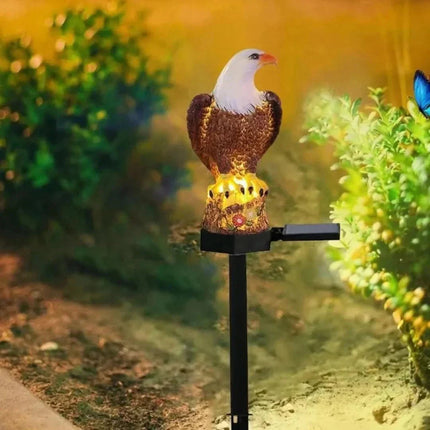 Lampa ogrodowa LED solarna z motywem zwierzęcym, odporna na warunki atmosferyczne, idealna do 4