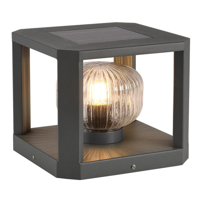 Lampa Ogrodowa Solar Lume – Nowoczesna, Elegancka Lampa Stojąca do Oświetlenia Ogrodu i Tarasu, Odporna na Warunki Atmosferyczne 7