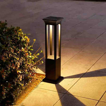 Lampa Ogrodowa Solarna Nimbus z LED – Elegancka Latarnia z Aluminium, Wodoodporna IP54, 60 cm 1