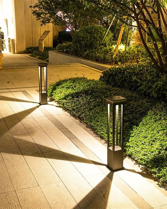 Lampa Ogrodowa Solarna Nimbus z LED – Elegancka Latarnia z Aluminium, Wodoodporna IP54, 60 cm 6