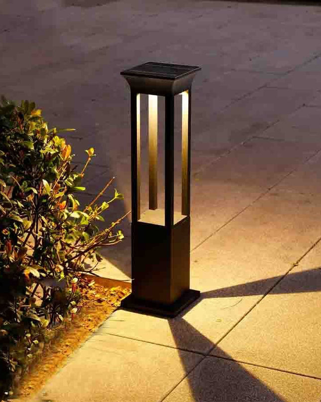 Lampa Ogrodowa Solarno-LED Nimbus – Elegancka Latarnia Ogrodowa z Wydajnym Oświetleniem LED i Nowoczesnym Designem 1