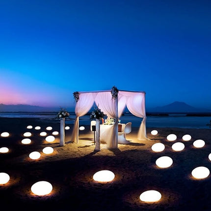 Lampa Ogrodowa z Kostki Brukowej – Eleganckie Lampy do Ogrodu, Wodoodporna, Z Wbudowanym Akumulatorem, Różne Kolory 4