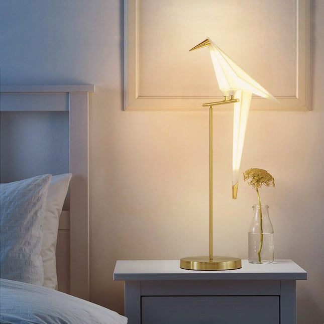 Lampa Origami z Magnesem w Kształcie Ptaka – Nowoczesne Oświetlenie z Ciepłym Światłem do Domu 0