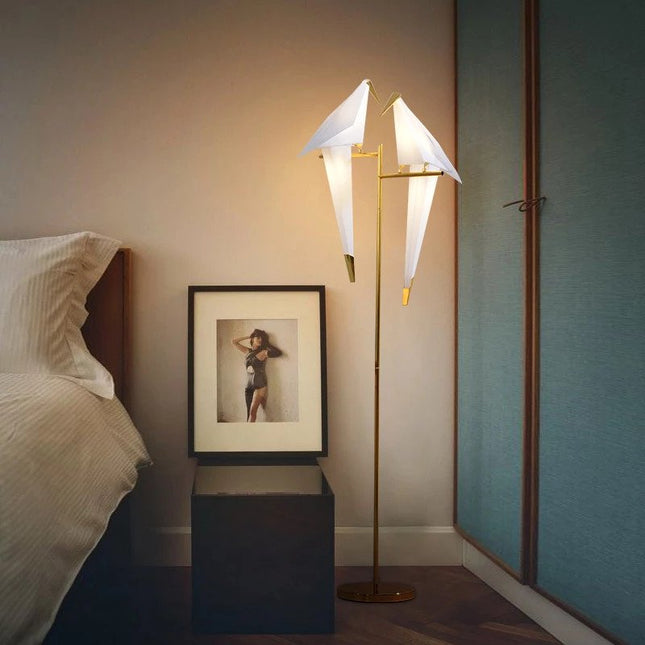 Lampa Origami z Magnesem w Kształcie Ptaka – Nowoczesne Oświetlenie z Ciepłym Światłem do Domu 3
