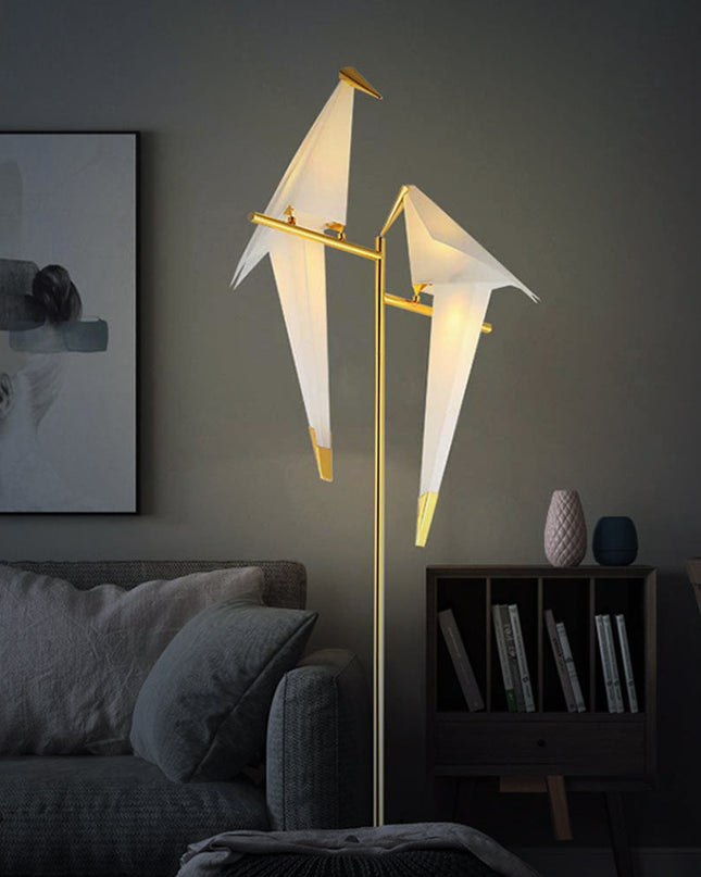 Lampa Origami z Magnesem w Kształcie Ptaka – Nowoczesne Oświetlenie z Ciepłym Światłem do Domu 5