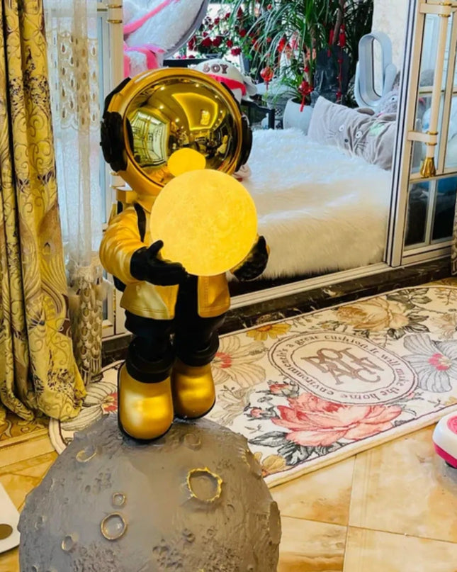 Lampa Podłogowa LED Astronauta z Regulacją Kolorów – Wyjątkowy Element Dekoracyjny do Wnętrz 4