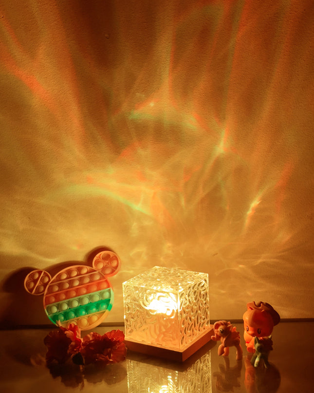 Lampa Qrismora z Efektem Zorzy Polarnej – Idealna do Relaksu i Inspiracji 0