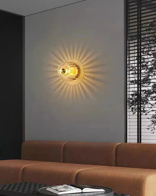 Lampa Ścienna Bauhaus w Stylu Nordyckim z Metalu i Szkła E14 – Elegancki Kinkiet Ścienny do Salonu i Korytarza 3
