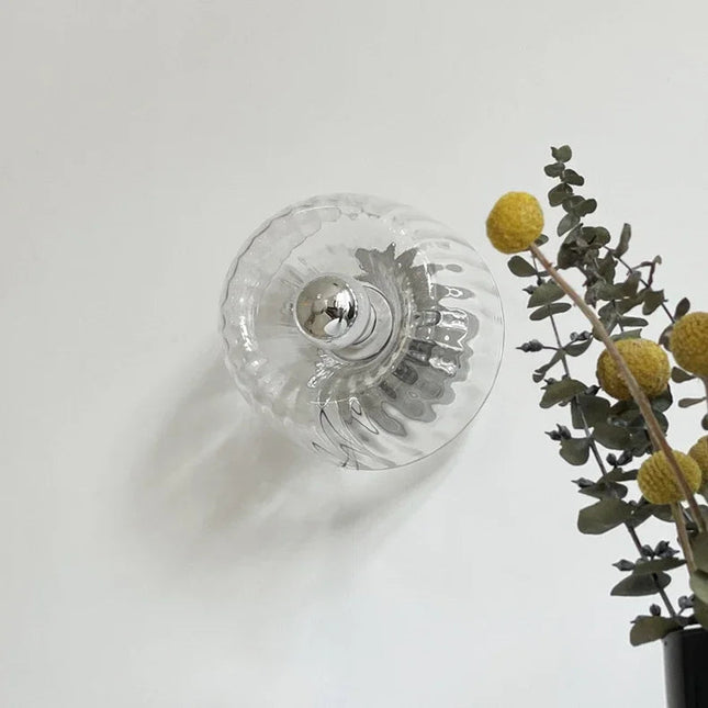 Lampa Ścienna Bauhaus w Stylu Nordyckim z Metalu i Szkła E14 – Elegancki Kinkiet Ścienny do Salonu i Korytarza 5