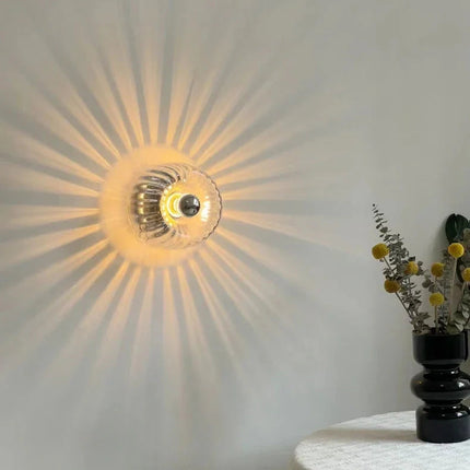 Lampa Ścienna Bauhaus w Stylu Nordyckim z Metalu i Szkła E14 – Elegancki Kinkiet Ścienny do Salonu i Korytarza 6