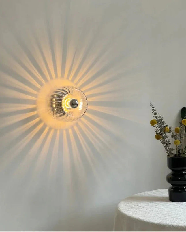 Lampa Ścienna Bauhaus w Stylu Nordyckim z Metalu i Szkła E14 – Elegancki Kinkiet Ścienny do Salonu i Korytarza 6