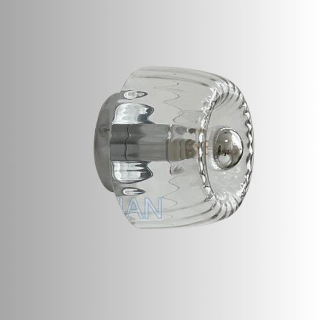 Lampa Ścienna Bauhaus w Stylu Nordyckim z Metalu i Szkła E14 – Elegancki Kinkiet Ścienny do Salonu i Korytarza 8