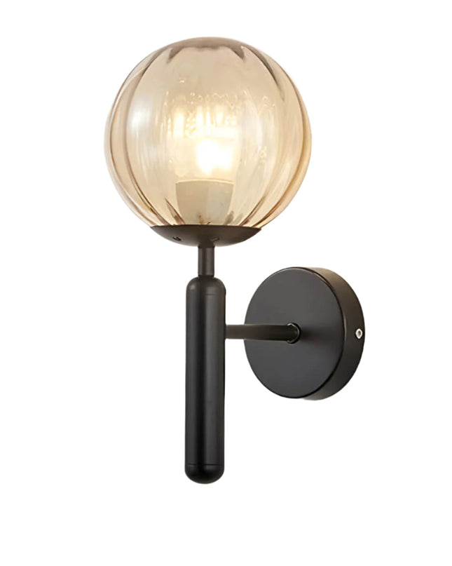 Lampa Ścienna Clair – Elegancki Kinkiet Ścienny z Szkła i Żelaza w Stylu Vintage, Idealna do Salonów i Sypialni 11