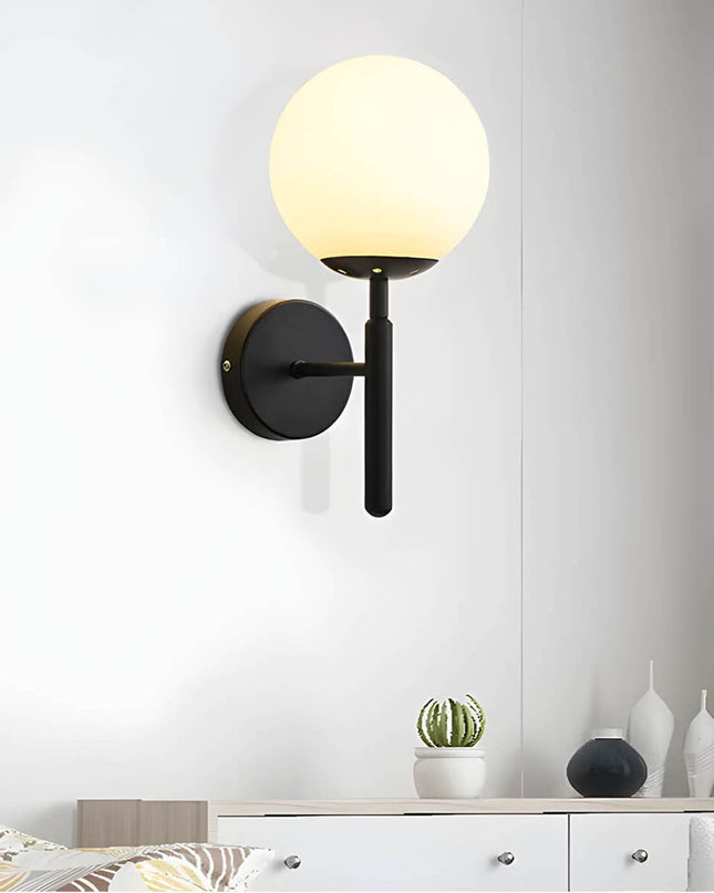 Lampa Ścienna Clair – Elegancki Kinkiet Ścienny z Szkła i Żelaza w Stylu Vintage, Idealna do Salonów i Sypialni 2