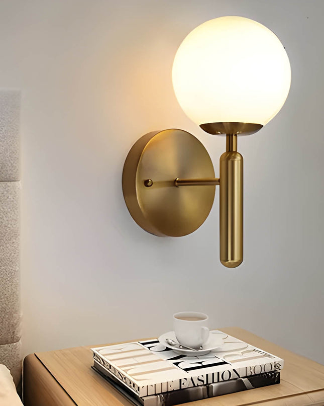 Lampa Ścienna Clair – Elegancki Kinkiet Ścienny z Szkła i Żelaza w Stylu Vintage, Idealna do Salonów i Sypialni 5