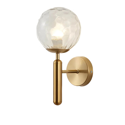 Lampa Ścienna Clair z Szkła i Metalu w Stylu Vintage – Elegancki Kinkiet Ścienny LED E27 do Nowoczesnych Wnętrz 10