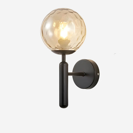 Lampa Ścienna Clair z Szkła i Metalu w Stylu Vintage – Elegancki Kinkiet Ścienny LED E27 do Nowoczesnych Wnętrz 12